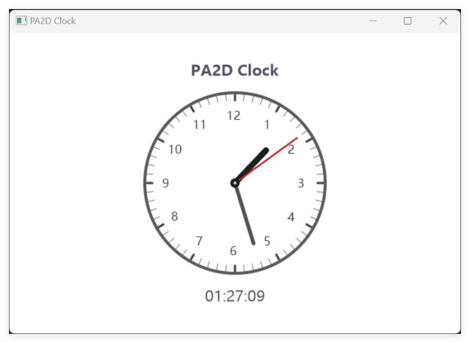 实时时钟示例图